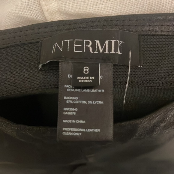 Intermix Melanie Leather Leggings - Picture 10 of 11